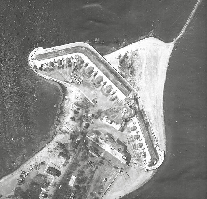 Форт Риф. Аэрофотосъемка 1940 г.