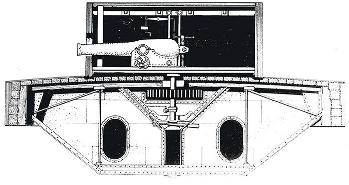 Башенная установка «Монитора» Башенная установка «Монитора»