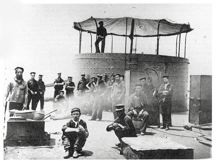 Американские матросы на палубе «Монитора» Американские матросы на палубе «Монитора»