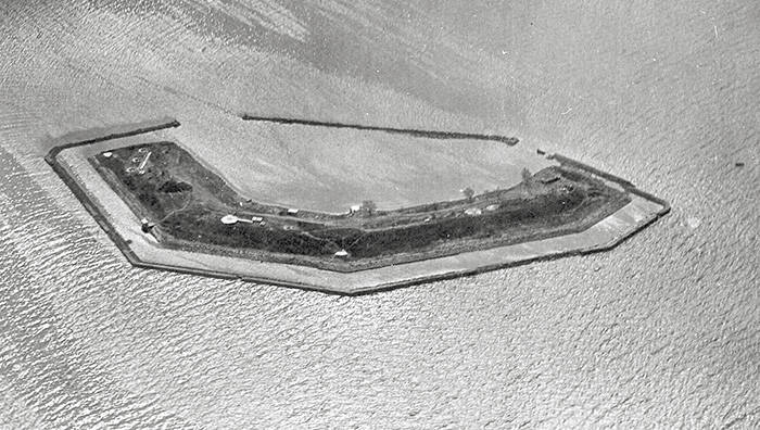 7-й Северный форт. Аэрофотосъемка 1940 г.