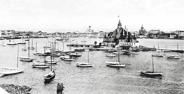 Главное здание яхт-клуба в Гельсингфорсе (Хельсинки), 1900 г.