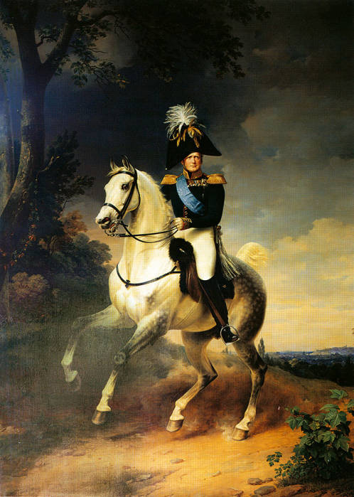 Ф. Крюгер. Портрет императора Александра I