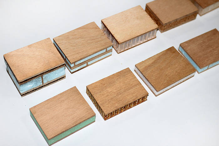 Готовые изделия, в том числе панели для наружной и внутренних палуб, а также сэндвич-панели для изготовления яхтенной мебели и внутренних переборок кают
