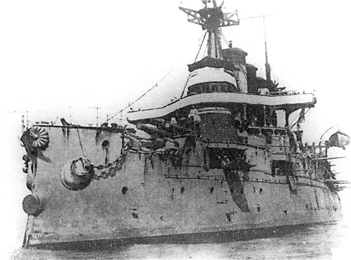 Бывший «Ретвизан» – «Хидзен» в японском флоте